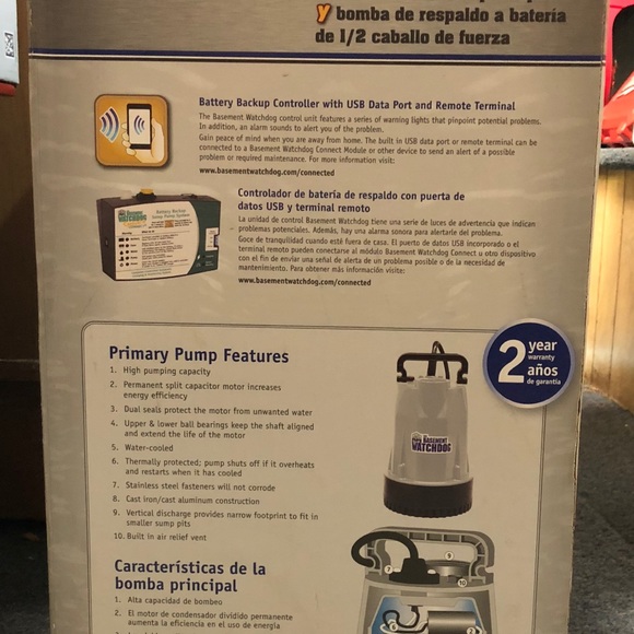 Submersible Dual Float Switch Compact Sump Pump - Picture 4 of 6